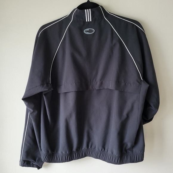 Adidas Climaproof athleisure black zip up lightweight jacket.  Size S - Picture 2 of 13